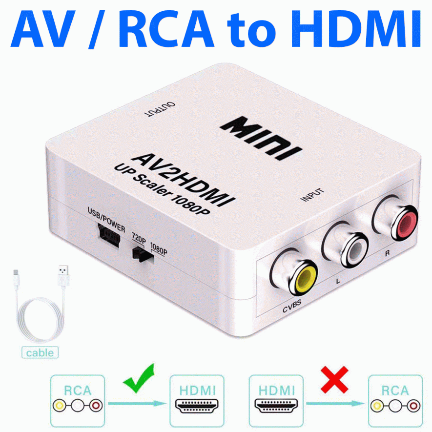 hdmi in to av out power converter box hdmi in to av out power converter box